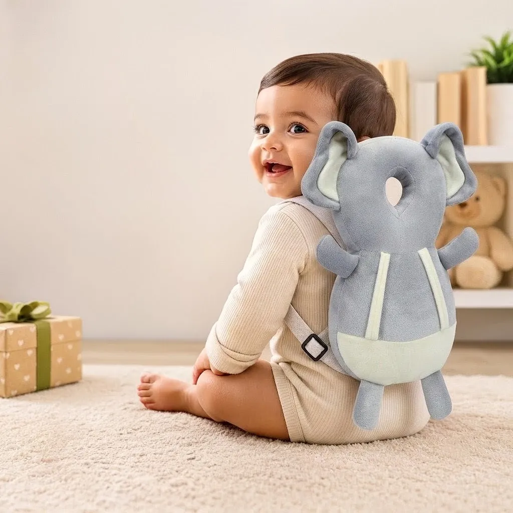 Baby head protector Gray