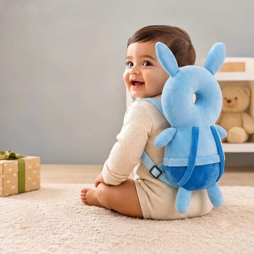 Baby head protector Blue