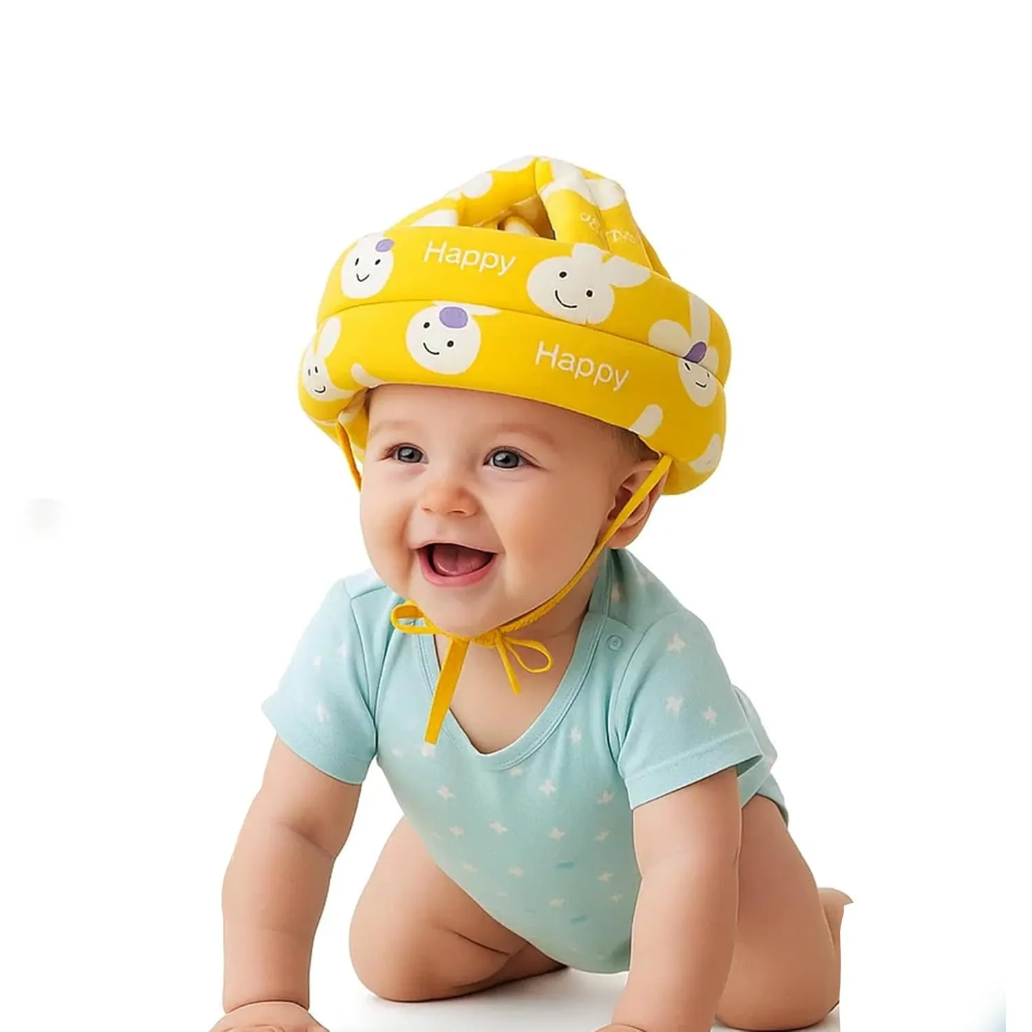 Baby Safety Helmet Yellow