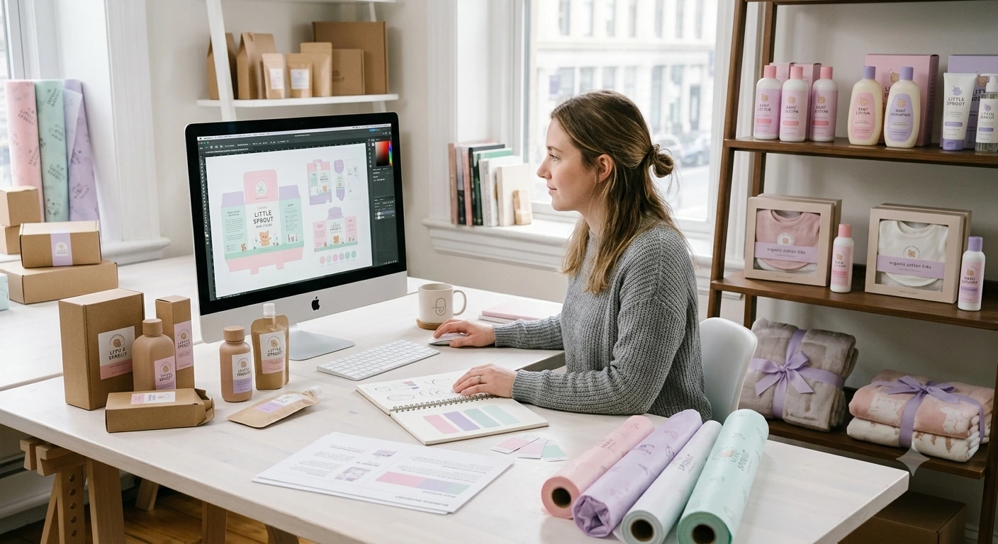 Custom branded baby products